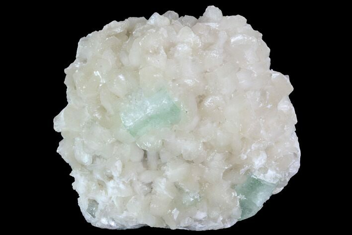 Zoned Apophyllite Crystals With Stilbite - India #91323